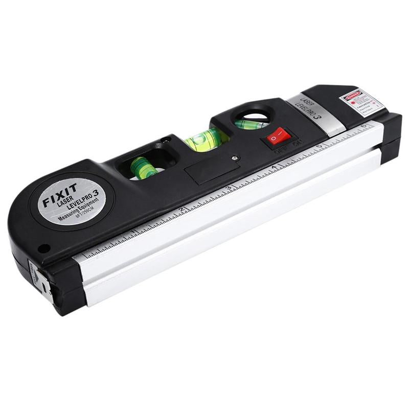 Professional 5-in-1 Laser Level with Ruler, Scale & Triple Spirit Level