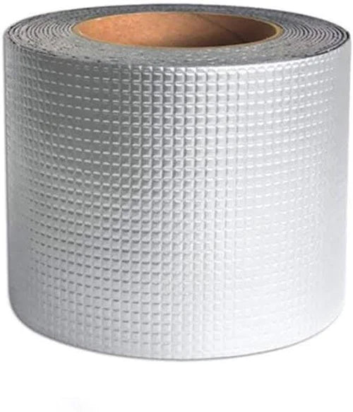 Aluminum Foil Thickened Butyl Waterproof Tape Roof Duct Repair Adhesive Tape 1.5M - REVEL.PK