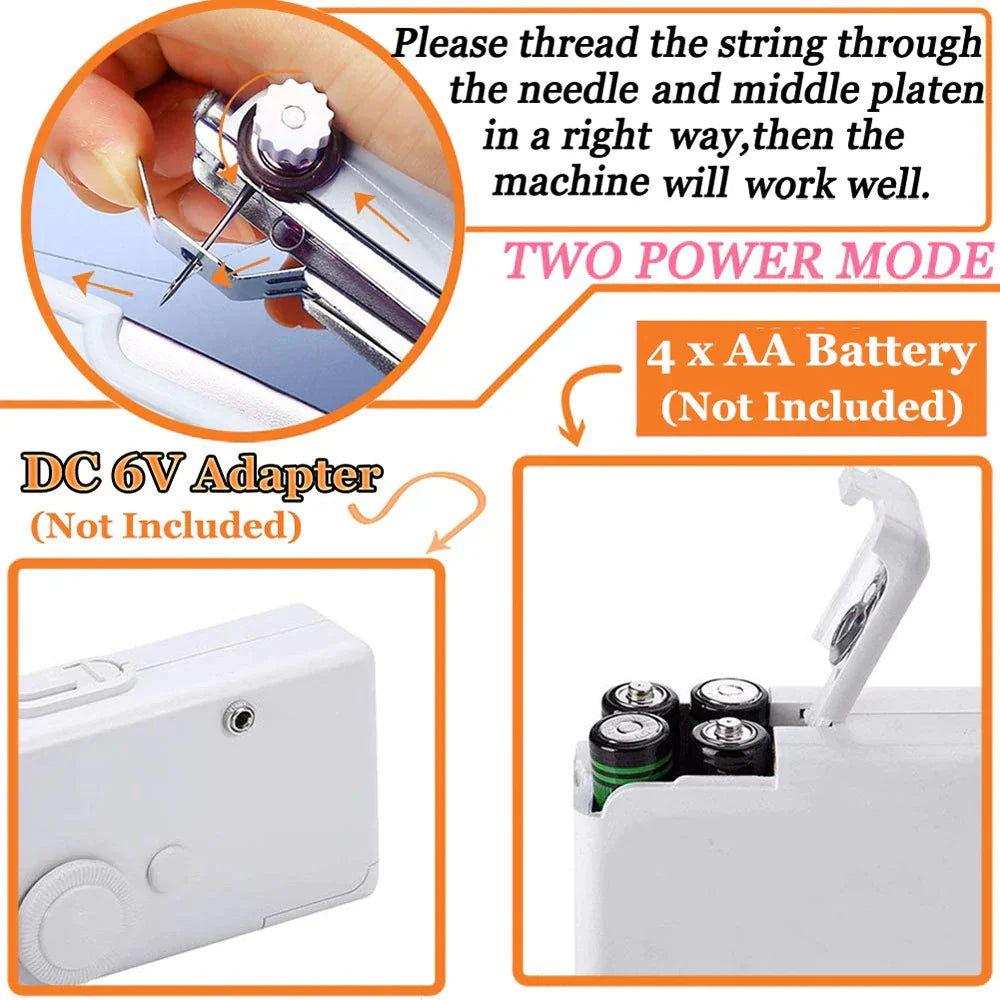 Mini Portable Handy Stitch The Handheld Sewing Machine
