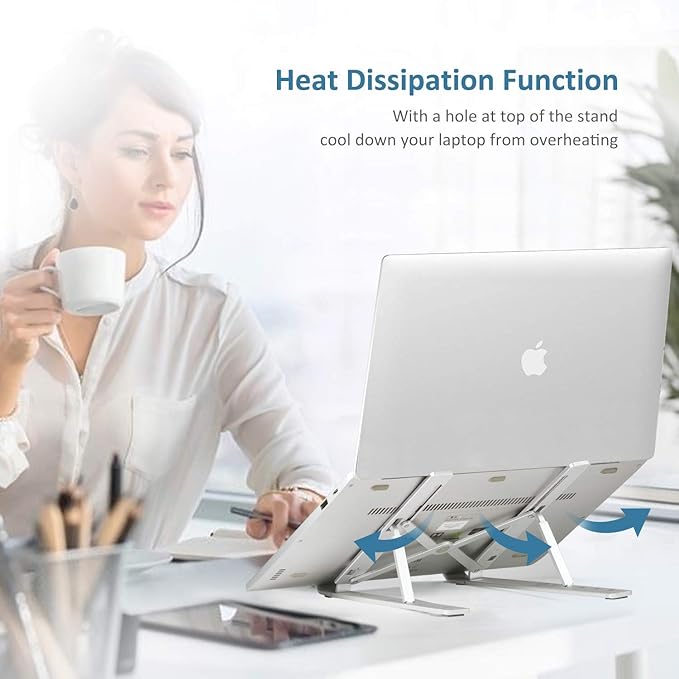 Aluminium Foldable Laptop Stand (FREE HOME DELIVERY)