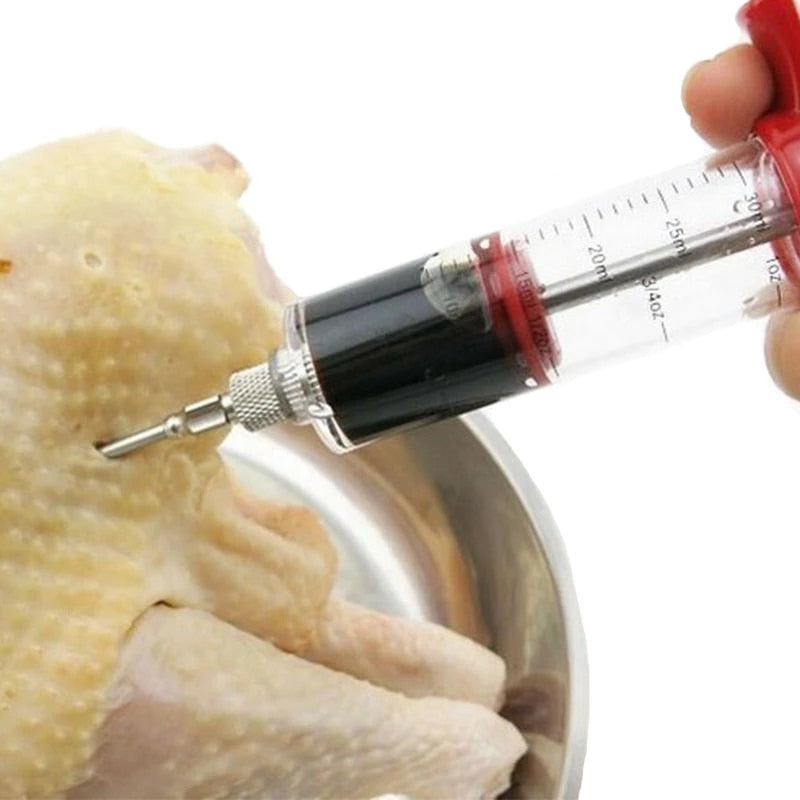 BBQ Meat Flavor Injector Needle Marinade Injector Chicken Flavor - REVEL.PK