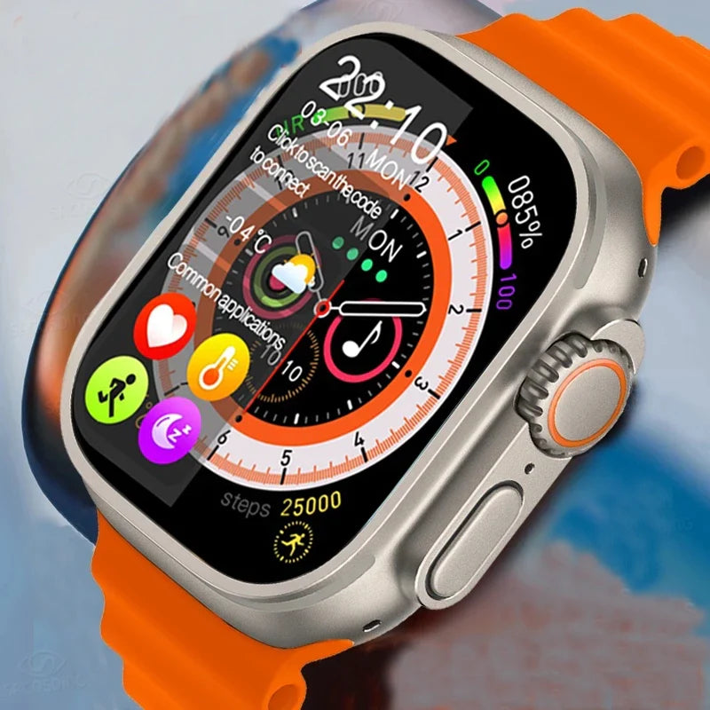 Y80 Ultra Smart Watch With 8 Straps 2.02inch Special Package Smartwatch