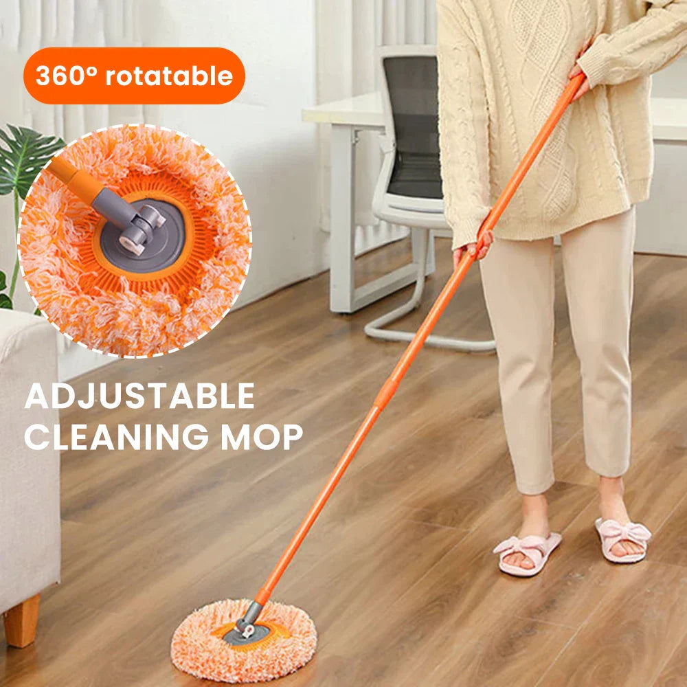 High quality 360 degree rotating floor mop, wall cleaner with long handle cleaning tool - REVEL.PK