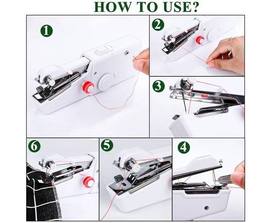 Mini Portable Handy Stitch The Handheld Sewing Machine