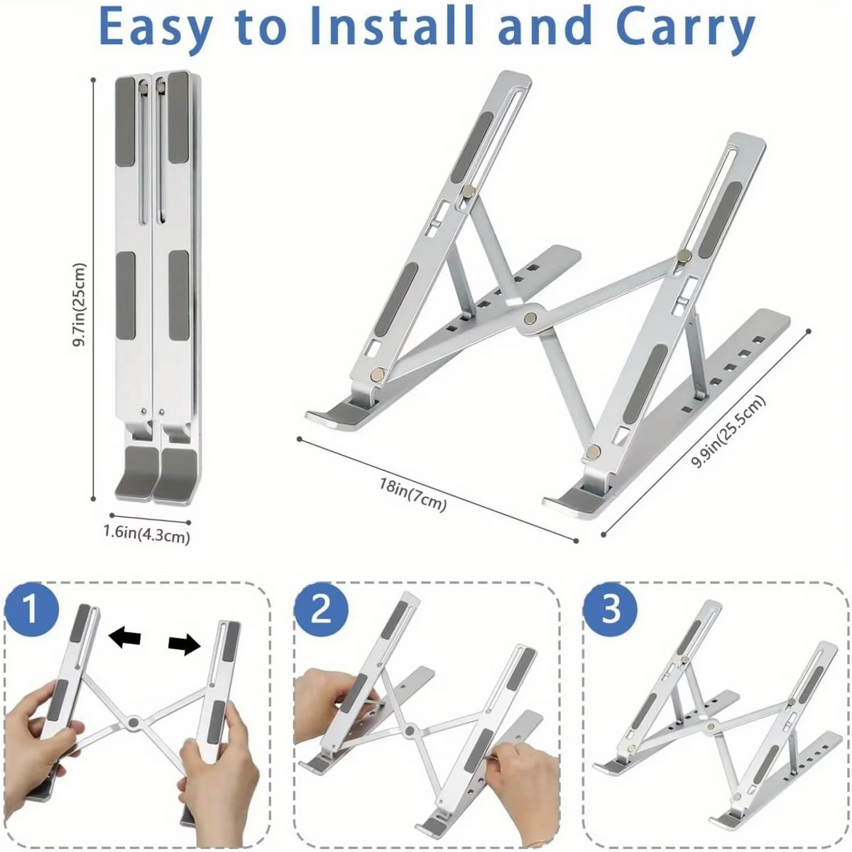 Aluminium Foldable Laptop Stand