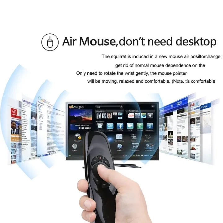 |FREE DELIVERY| C120 Fly Mouse – Wireless Keyboard Air Mouse with 7-Color Backlight