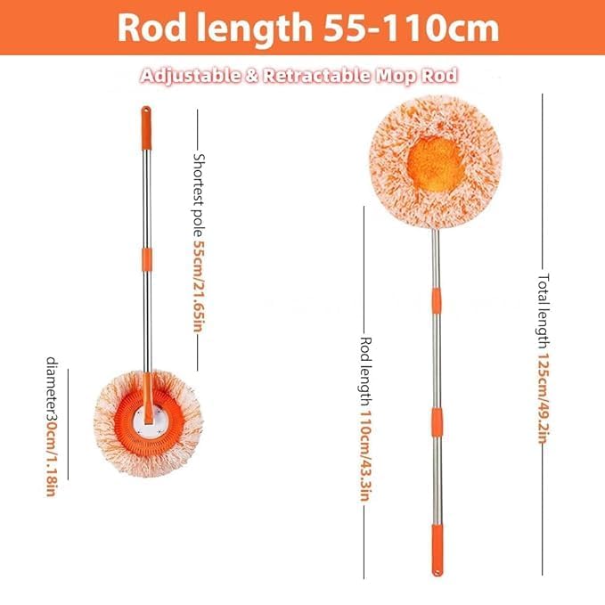 |FREE DELIVERY|360° Rotating Adjustable Cleaning Sunflower Mop