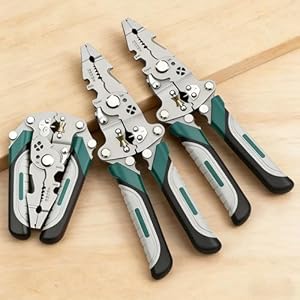 🔧 9-in-1 Multi-Function Wire Stripper & Crimping Tool