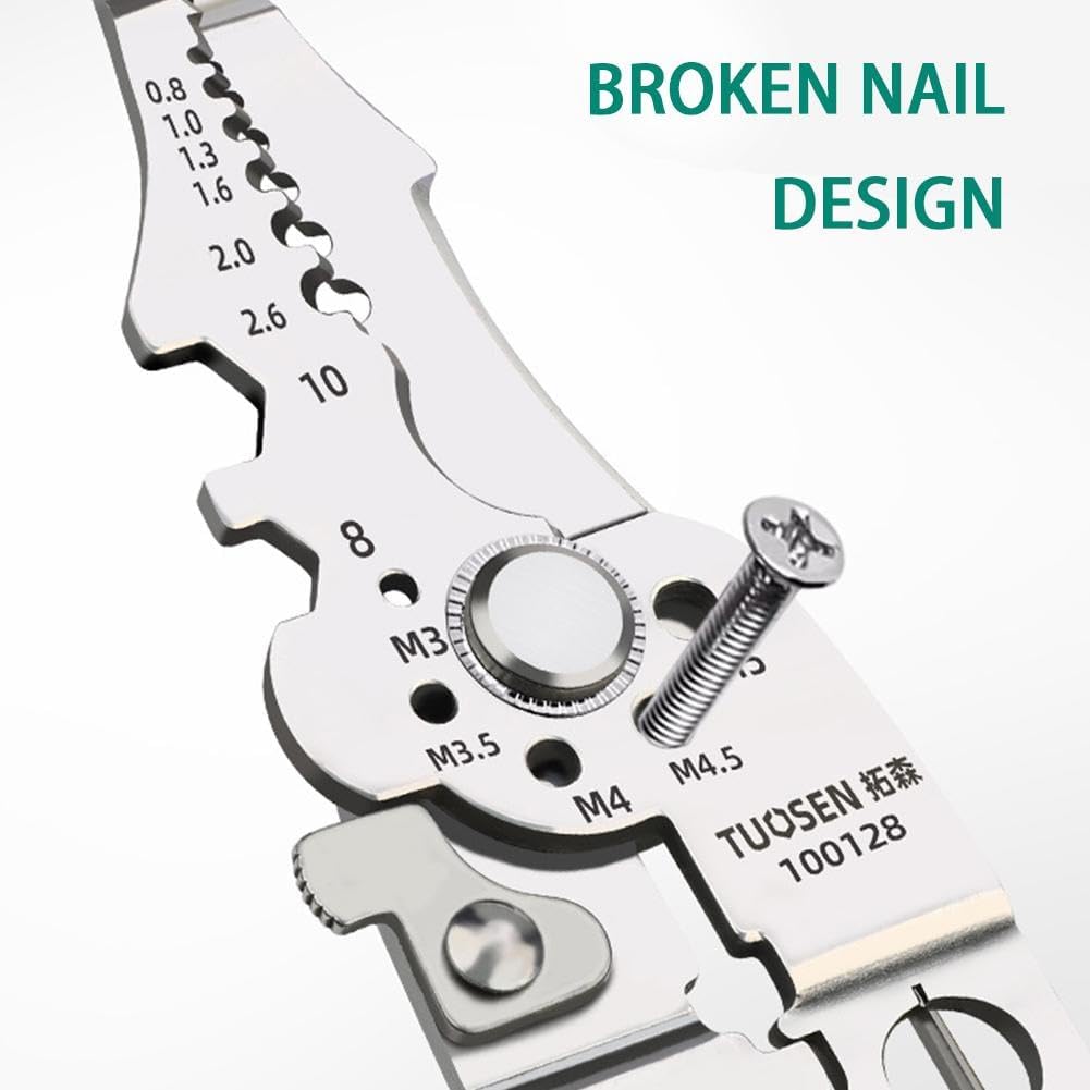 (Free Delivery) Multifunctional Wire Stripper Crimper Cable Cutter 🧰