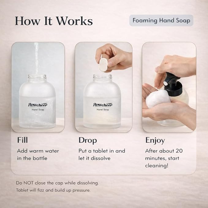 |FREE DELIVERY| Foaming Hand Wash Tablets – Pack of 5