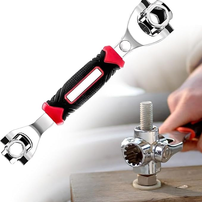 |FREE DELIVERY|🔧 8-in-1 Universal Socket Wrench – 360° Rotating Tool