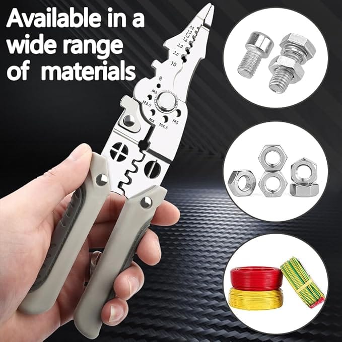 (Free Delivery) Multifunctional Wire Stripper Crimper Cable Cutter 🧰