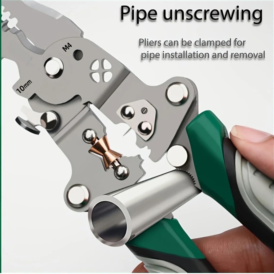 🔧 9-in-1 Multi-Function Wire Stripper & Crimping Tool