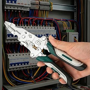 🔧 9-in-1 Multi-Function Wire Stripper & Crimping Tool