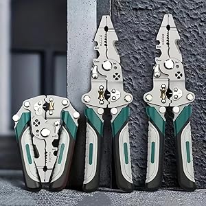 🔧 9-in-1 Multi-Function Wire Stripper & Crimping Tool