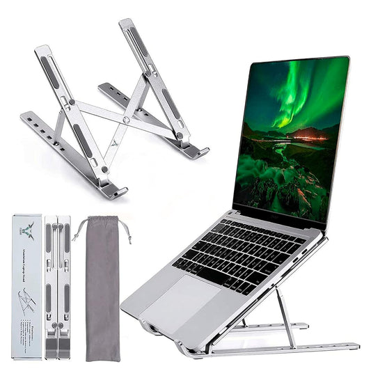 Aluminium Foldable Laptop Stand (FREE HOME DELIVERY)