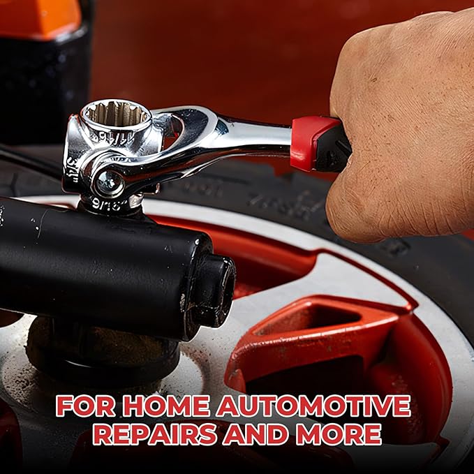 |FREE DELIVERY|🔧 8-in-1 Universal Socket Wrench – 360° Rotating Tool
