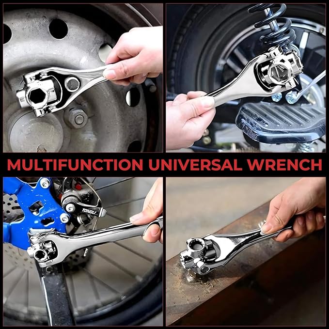 (Free Delivery)8 in 1 360°Wrench Tool Combo with Free Tester