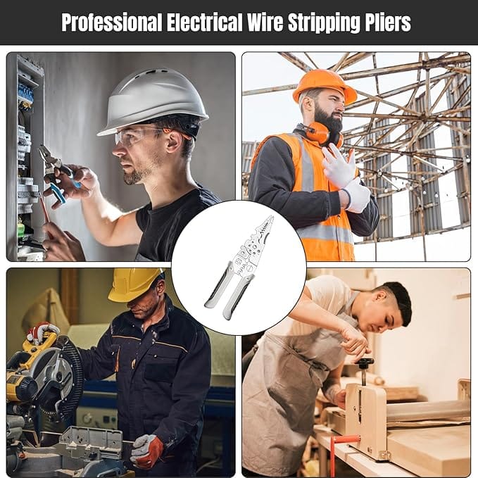 (Free Delivery) Multifunctional Wire Stripper Crimper Cable Cutter 🧰
