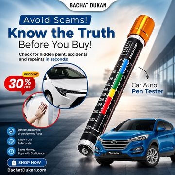 FREE HOME DELIVERY | 100% Original Auto Car Paint Thickness Tester Pen