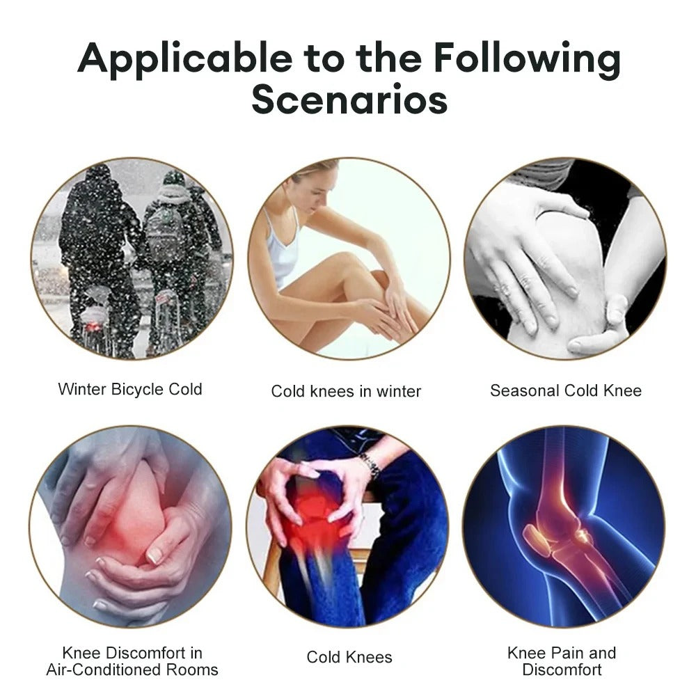 (Free Home Delivery) One Pair – Unisex Thermal Knee Warmers for Winter Pain Relief & Joint Support