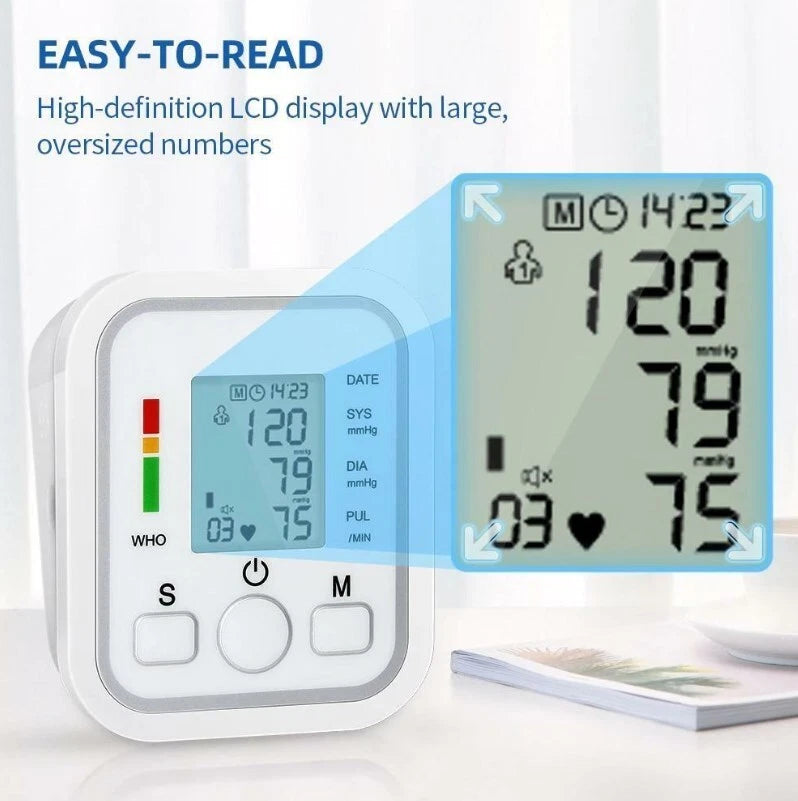 Automatic Digital monitor Bp Machine (With Free Home Delivery)