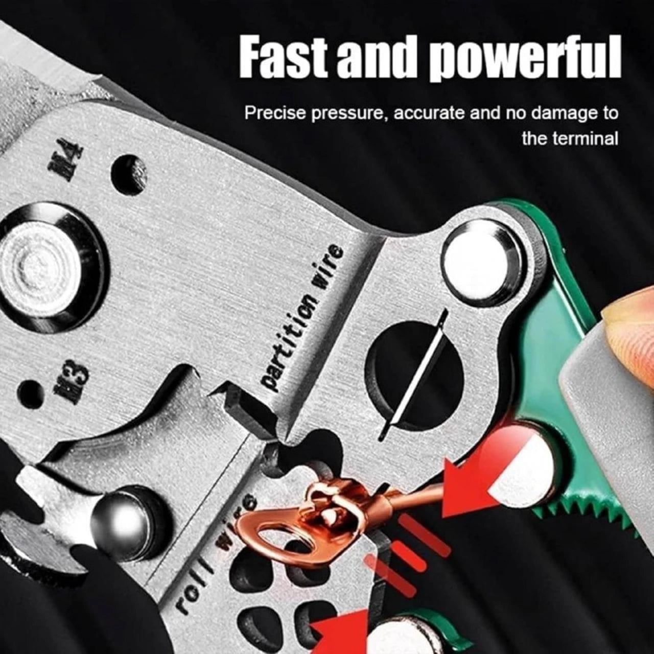🔧 9-in-1 Multi-Function Wire Stripper & Crimping Tool